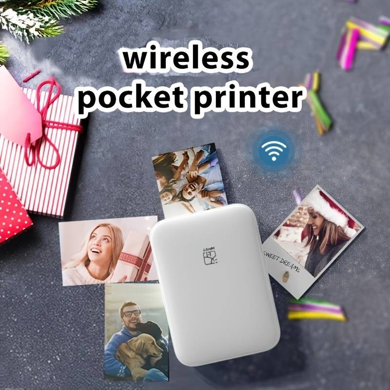 Wireless Portable Photo Printer Mini Color Printer - Sanosa UAE