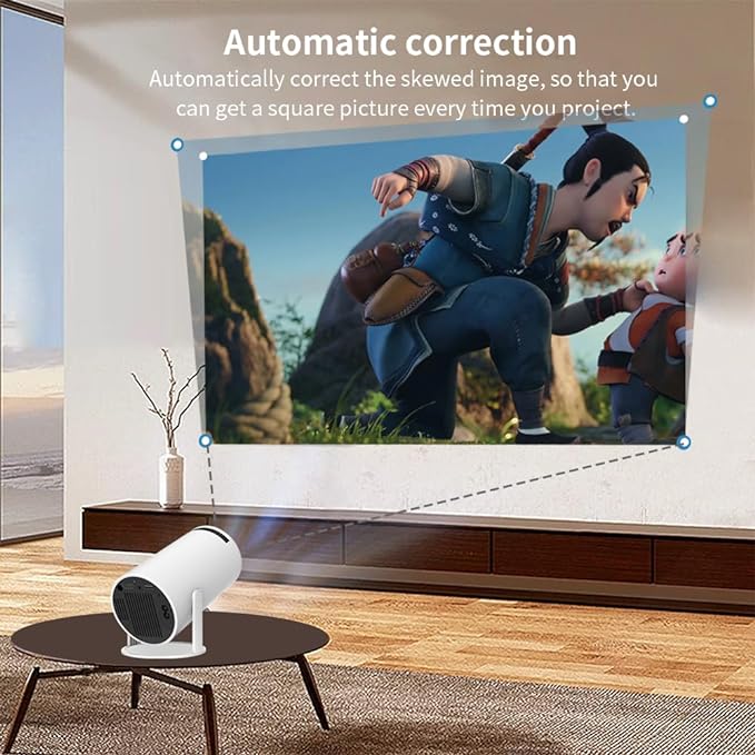 Portable Smart Mini Projector 5G WIFI, Support 4K - Sanosa UAE